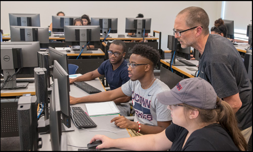 Adjunct Faculty Opportunities - image of a professor teaching students