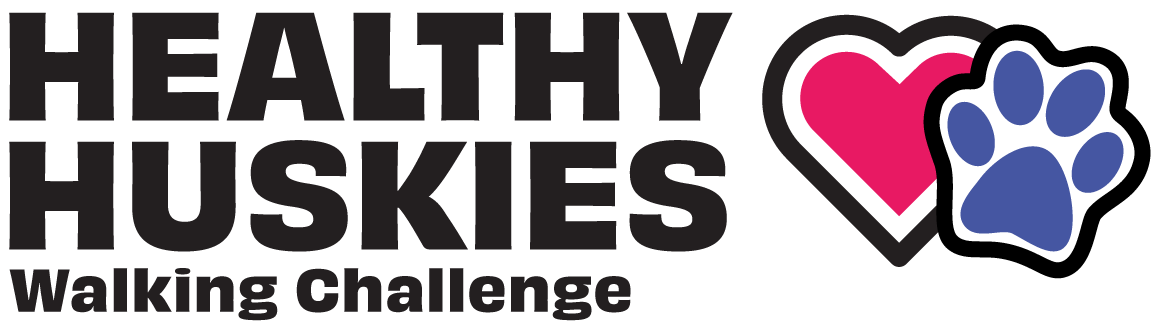 Healthy Huskies Walking Challenge Logo - Join Us for the Next Challenge!